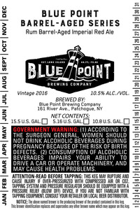 Blue Point Brewing Company Rum Barrel-aged Imperial Red