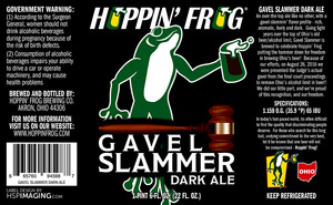 Hoppin' Frog Gavel Slammer October 2016