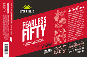 Green Flash Brewing Company Fearless Fifty October 2016