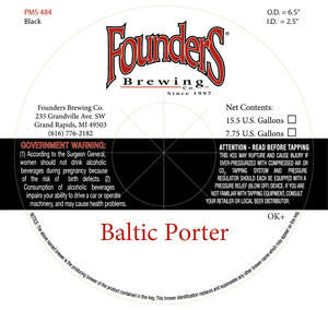 Founders Baltic Porter