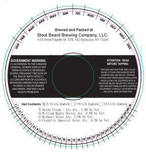 Stout Beard Brewing Company Derby Cream