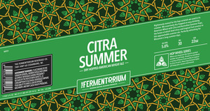 The Fermentorium Citra Summer October 2016