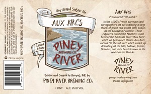 Piney River Brewing Co. Aux Arcs