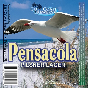 Gulf Coast Brewery Pensacola Pilsner Lager