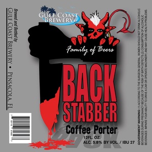 Gulf Coast Brewery Backstabber Coffee Porter