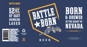 Battle Born Beer Lager October 2016