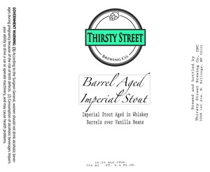 Thirsty Street Brewing Co. Barrel Aged Imperial Stout