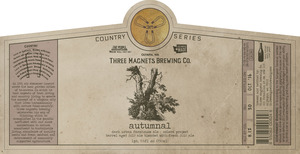 Three Magnets Brewing Co. Autumnal Dark Urban Farmhouse Ale November 2016