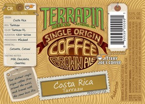 Terrapin Single Origin Coffee Brown Ale:costarica