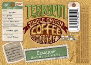 Terrapin Single Origin Coffee Brown Ale:ecuador