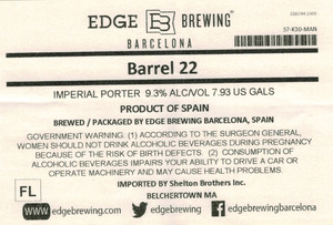 Edge Brewing Barrica 22