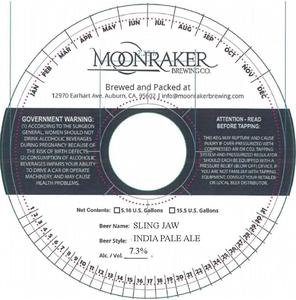 Moonraker Brewing Company Sling Jaw IPA