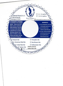 Hellbender Brewing Company Roble Session India Pale Ale October 2016