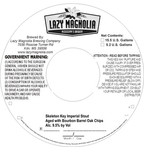 Lazy Magnolia Brewing Company Skeleton Key November 2016