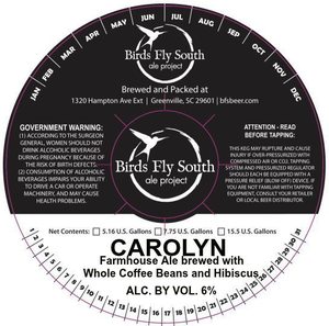 Birds Fly South Ale Project Carolyn