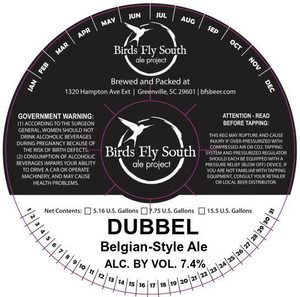 Birds Fly South Ale Project Dubbel