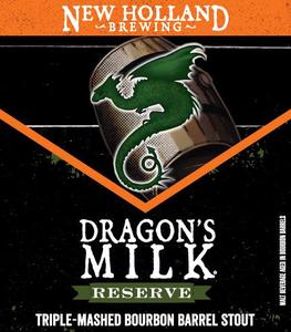 New Holland Brewing Company, LLC Dragon's Milk Reserve Triple Mash November 2016