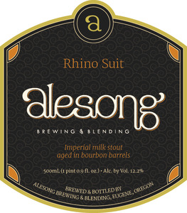 Rhino Suit Imperial Milk Stout Aged In Bourbon Barr