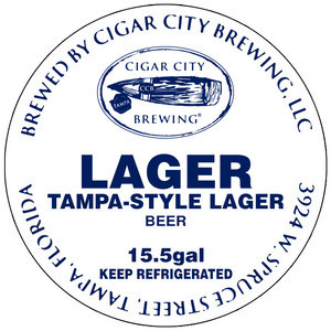 Cigar City Lager November 2016