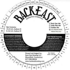 Back East Brewing November 2016