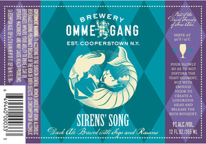 Ommegang Sirens' Song November 2016
