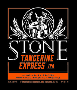 Stone Tangerine Express Ipa November 2016