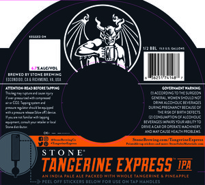 Stone Tangerine Express Ipa 