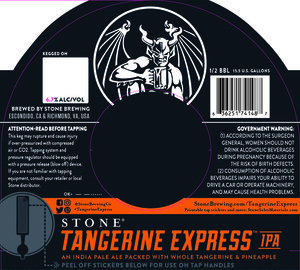 Stone Tangerine Express Ipa November 2016