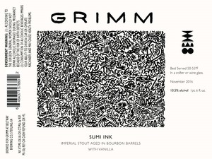 Grimm Sumi Ink November 2016