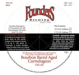 Founders Bourbon Barrel Aged Curmudgeon Old Ale