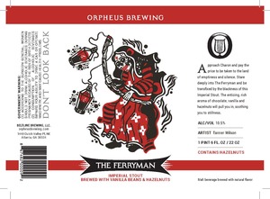 Orpheus Brewing The Ferryman November 2016