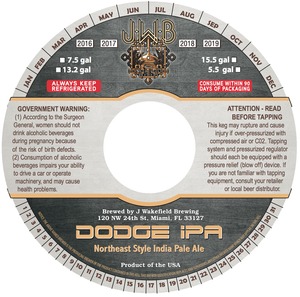 J. Wakefield Brewing Dodge IPA