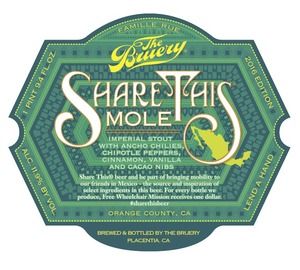 The Bruery Share This: Mole November 2016