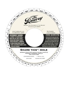 The Bruery Share This: Mole