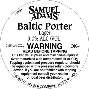 Samuel Adams Baltic Porter November 2016