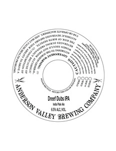 Anderson Valley Brewing Company Dreef Dubs November 2016