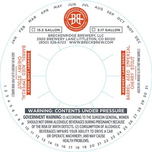 Breckenridge Brewery Barrel Aged Imperial Cherry Stout