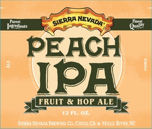 Sierra Nevada Peach IPA November 2016