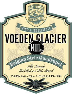 Mt. Hood Brewing Co. Voeden Glacier Nul