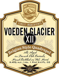 Mt. Hood Brewing Co. Voeden Glacier Xii