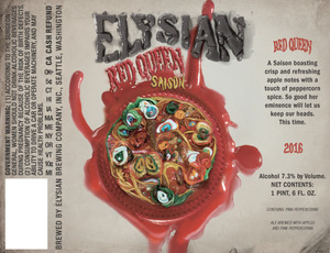 Elysian Brewing Company Red Queen Saison