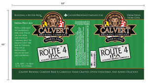Calvert Brewing Company Route 4 IPA