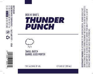 Dick N' Dixie's Thunder Punch November 2016