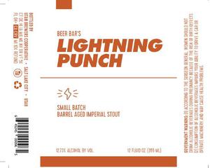 Beer Bar's Lightning Punch November 2016