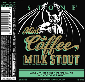 Stone Mint Coffee Milk Stout 