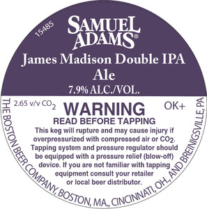 Samuel Adams James Madison Double IPA