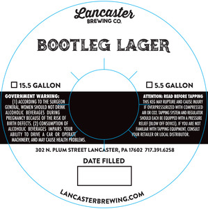 Lancaster Brewing Co. Bootleg Lager November 2016