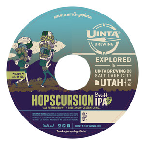 Uinta Brewing Company Hopscursion Brett IPA