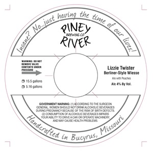 Piney River Brewing Co. Lizzie Twister