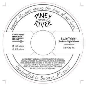 Piney River Brewing Co. Lizzie Twister